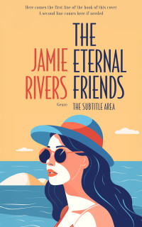 2D view of Premade Chick Lit Book Cover - Calypso