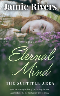 2D view of Premade Teen & Young Adult Book Cover - Lunar Green