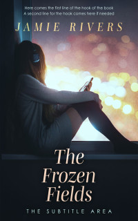 2D view of Premade Teen & Young Adult Book Cover - Soft Amber