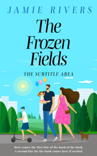 2D view of Premade Chick Lit Book Cover - Aquamarine Blue