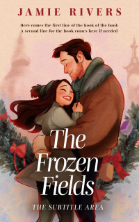 2D view of Premade Romance Book Cover - Grain Brown