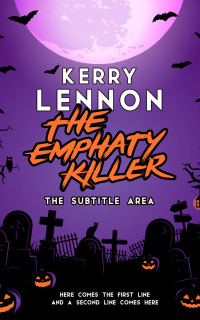 2D view of Premade Horror Book Cover - Royal Purple