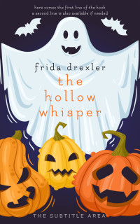 2D view of Premade Horror Book Cover - Steel Gray