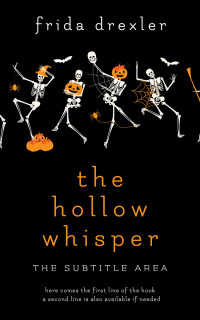 2D view of Premade Horror Book Cover - Black