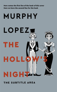 2D view of Premade Horror Book Cover - Hit Gray