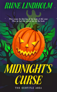 2D view of Premade Horror Book Cover - Outer Space