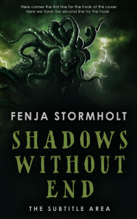 2D view of Premade Horror Book Cover - Racing Green