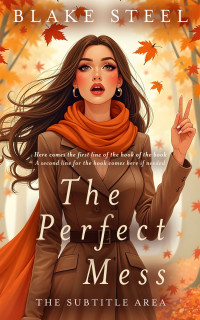 2D view of Premade Chick Lit Book Cover - Cumin