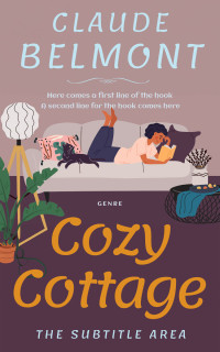 2D view of Premade Chick Lit Book Cover - Thatch