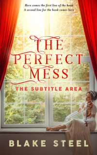 2D view of Premade Chick Lit Book Cover - Indian Khaki