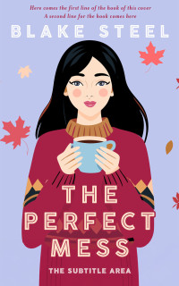 2D view of Periwinkle Gray #16322 - Premade Chick Lit Book Cover