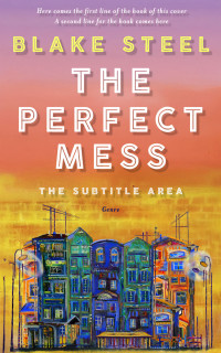 2D view of Premade Abstract Book Cover - Antique Brass