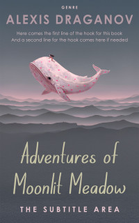 2D view of Premade Children's Book Cover - Shuttle Gray