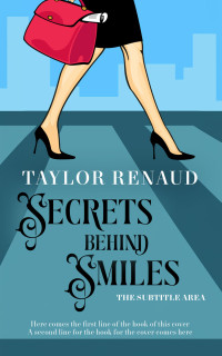 2D view of Premade Chick Lit Book Cover - Wedgewood