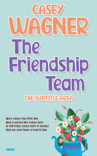 2D view of Premade Chick Lit Book Cover - Nebula