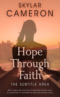 2D view of Premade Religion & Spirituality Book Cover - Whiskey