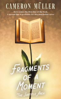 2D view of Premade Poetry Book Cover - Calico