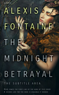 2D view of Premade Fantasy Book Cover - Outer Space