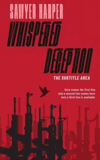 2D view of Premade Apocalyptica Book Cover - Cardinal