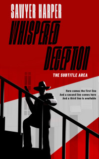 2D view of Premade Mystery & Thriller & Suspense Book Cover - Milano Red