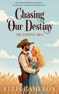 2D view of Premade Romance Book Cover - Conch