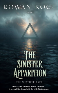 2D view of Premade Horror Book Cover - Mirage