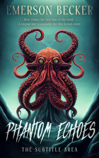 2D view of Premade Horror Book Cover - Ebony Clay