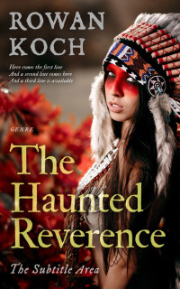 2D view of Premade Western Book Cover - Coffee Bean