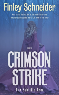 2D view of Premade Mystery & Thriller & Suspense Book Cover - Kashmir Blue