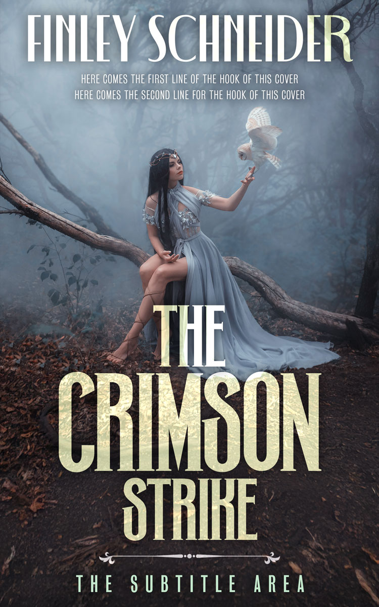 2D view of Premade Fantasy Book Cover - Mako #16726 | BookCoverZone