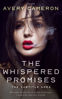 2D view of Premade Mystery & Thriller & Suspense Book Cover - Cocoa Brown