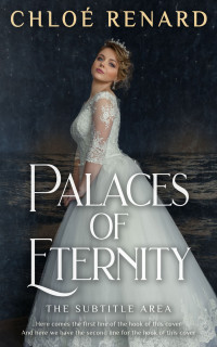 2D view of Premade Fantasy Book Cover - Gray Nickel