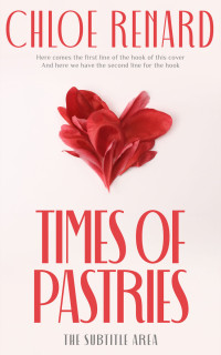 2D view of Premade Romance Book Cover - Persian Red