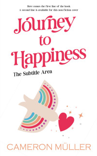 2D view of Premade Abstract Book Cover - Pearl Bush