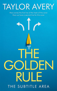 2D view of Premade Self-Improvement & Self-Help Book Cover - Bondi Blue