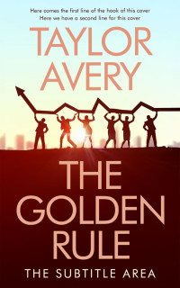 2D view of Premade Business Book Cover - Periglacial Blue