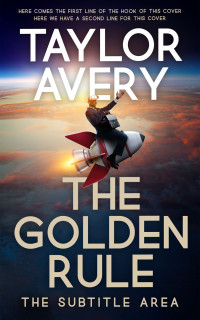 2D view of Premade Science Fiction Book Cover - Rodeo Dust