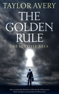 2D view of Premade Mystery & Thriller & Suspense Book Cover - Outer Space