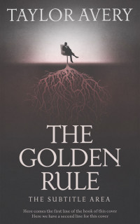 2D view of Premade Abstract Book Cover - Tundora