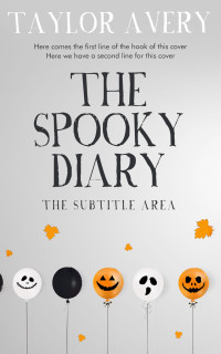 2D view of Premade Horror Book Cover - Alto