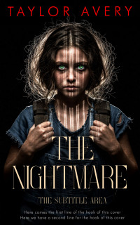 2D view of Premade Mystery & Thriller & Suspense Book Cover - Cod Gray