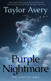 2D view of Premade Fantasy Book Cover - Cloud Burst