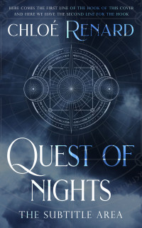 2D view of Premade Fantasy Book Cover - Cloud Burst