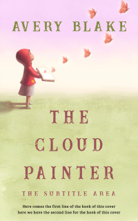 2D view of Premade Children's Book Cover - Stark White