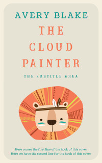 2D view of Premade Children's Book Cover - Satin Linen