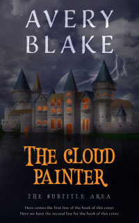 2D view of Premade Fantasy Book Cover - Shark