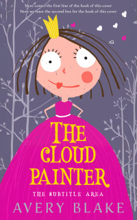 2D view of Premade Children's Book Cover - Cannon Pink