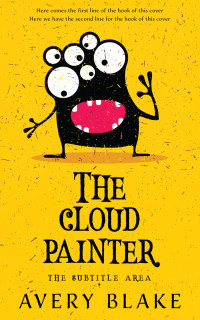 2D view of Premade Children's Book Cover - Supernova