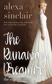 2D view of Premade Romance Book Cover - Bistre