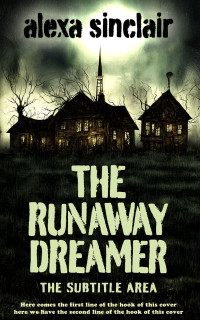 2D view of Premade Mystery & Thriller & Suspense Book Cover - Log Cabin